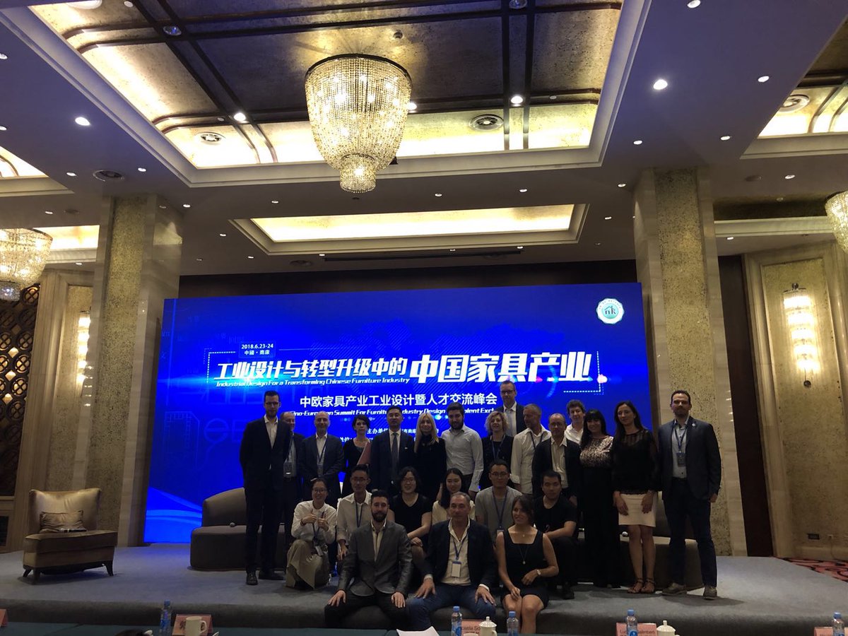MaylinkGroup's tweet photo. A delegation of outstanding Italian companies, leaders in the furniture and design sector, visited Nankang, an important furniture industrial cluster in China. The mission is organized by the local government with the support of Maylink. https://t.co/JAZEJkY4cL