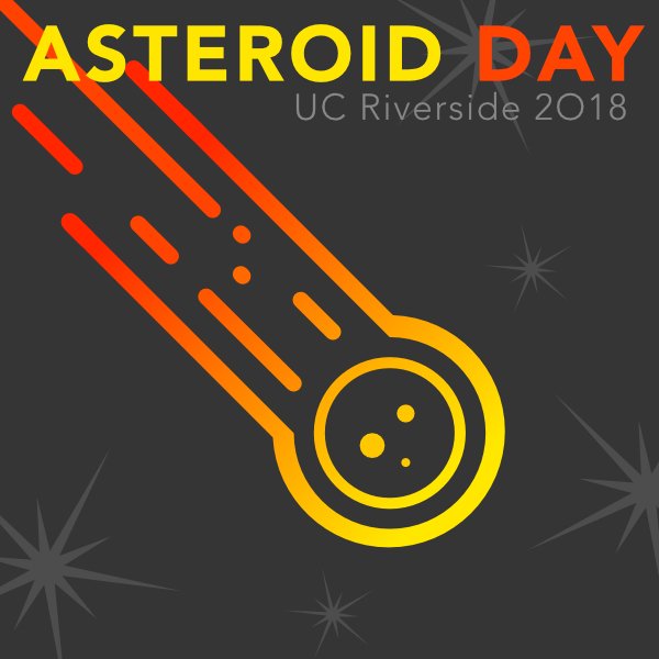astroucr's tweet photo. #AsteroidDay at @UCRiverside is this Friday! Public talk, touch #meteorites &amp; telescope viewing. Get full information &amp; free tickets in website: https://t.co/44SIkd2a8K https://t.co/u8zbiZMne5
