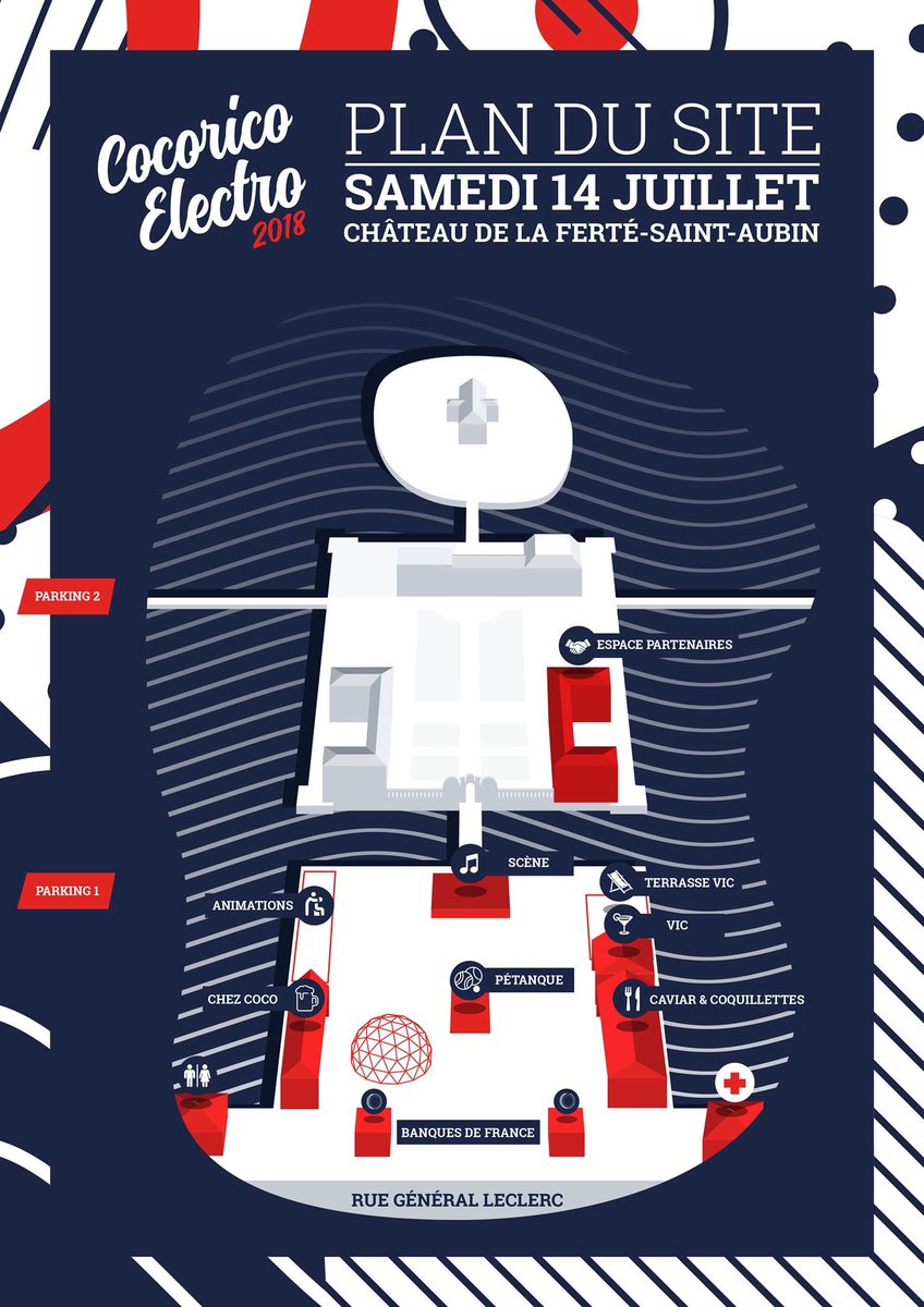 Cocos, Cocottes, on vous présente le plan du poulailler ardent ! 🐓🔥

Restez bien à l’affût de nos actus pour découvrir le détail des infrastructures du #CocoricoElectro 2018 ! ⬇️

On vous réserve quelque chose de GRAND 💥💥💥