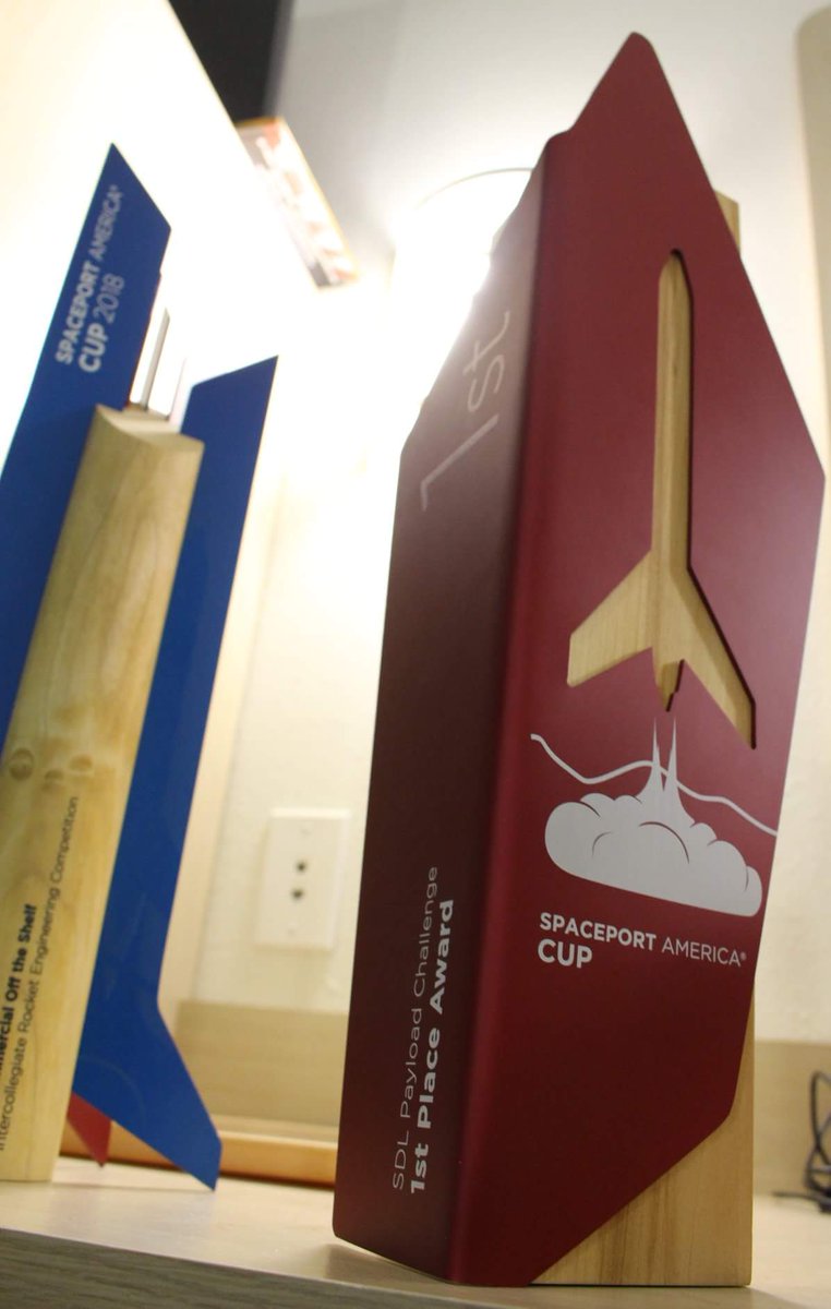 SpaceConcordia's tweet photo. Our Rocketry team won the 30K COTS and the SDL Payload Challenge categories @Spaceport_Cup

#SCRocketry #SpaceConcirdia #Concordia #CanadianSpace #SACup18 https://t.co/v6iX7QLHHH