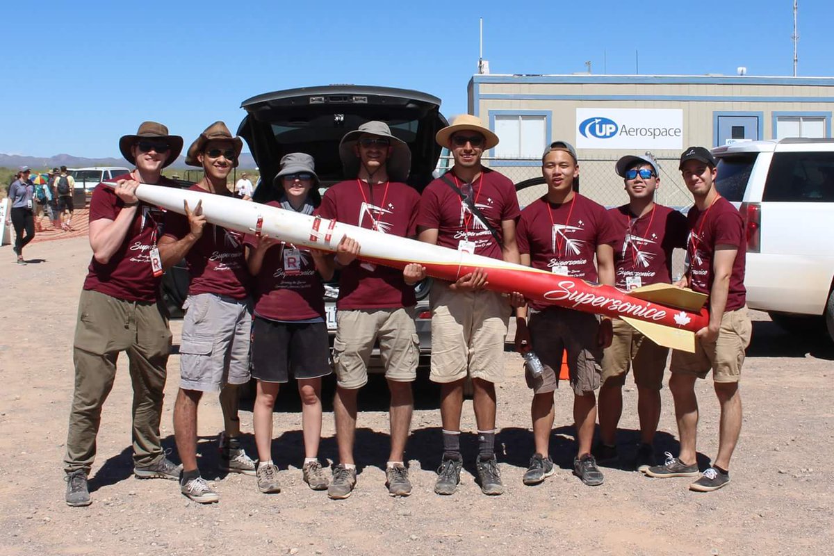 SpaceConcordia's tweet photo. Our Rocketry team won the 30K COTS and the SDL Payload Challenge categories @Spaceport_Cup

#SCRocketry #SpaceConcirdia #Concordia #CanadianSpace #SACup18 https://t.co/v6iX7QLHHH