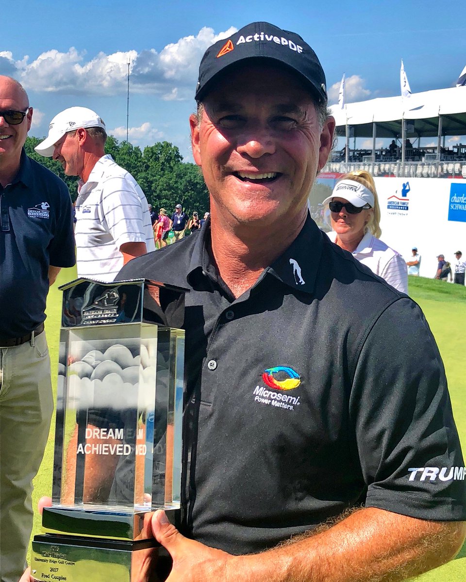 Congratulations to our dear friend and @TrumpCharlotte member, @ScottMcCarron, on his incredible win at the @AmFamChamp this weekend 🏆