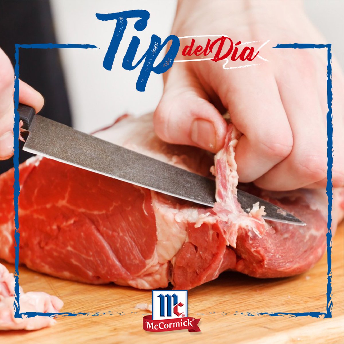 La mejor forma de limpiar tu lomo es en el mismo sentido de la fibra, de esa forma, se desprenderá más rápido y se desperdiciará menos carne.