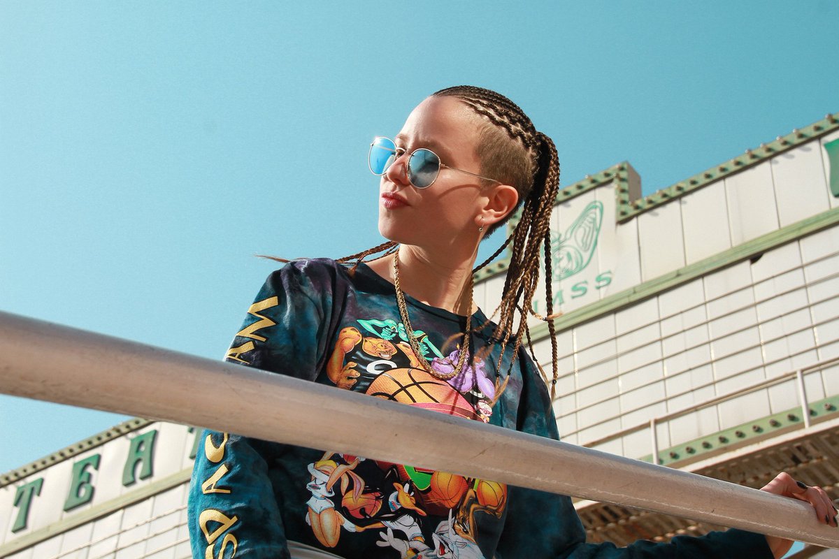 theLAMC's tweet photo. Breaking barriers as a queer female rapper in the predominantly male Mexican hip-hop scene, #LAMCSpotlight artist @ninadioz moved to LA and dropped her appropriately named album REYNA last month. 
Don’t miss her LAMC Thursday Night Showcase performance at @HLBallroom on July 12th https://t.co/7KMxpmZmdK