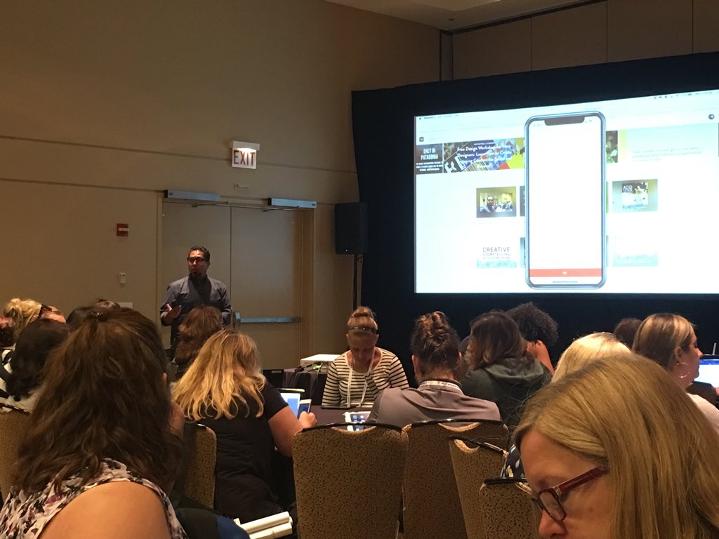 nspringer497's tweet image. #createed #Adobe #ISTE18 Adobe Spark Rocks!