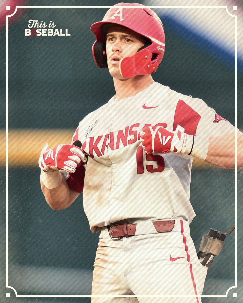 RazorbackBSB's tweet photo. "I dreamed about it my whole life. I dreamed about playing for this team. I dreamed to start my freshman year... It's a dream come true." https://t.co/cX5YcuSszO