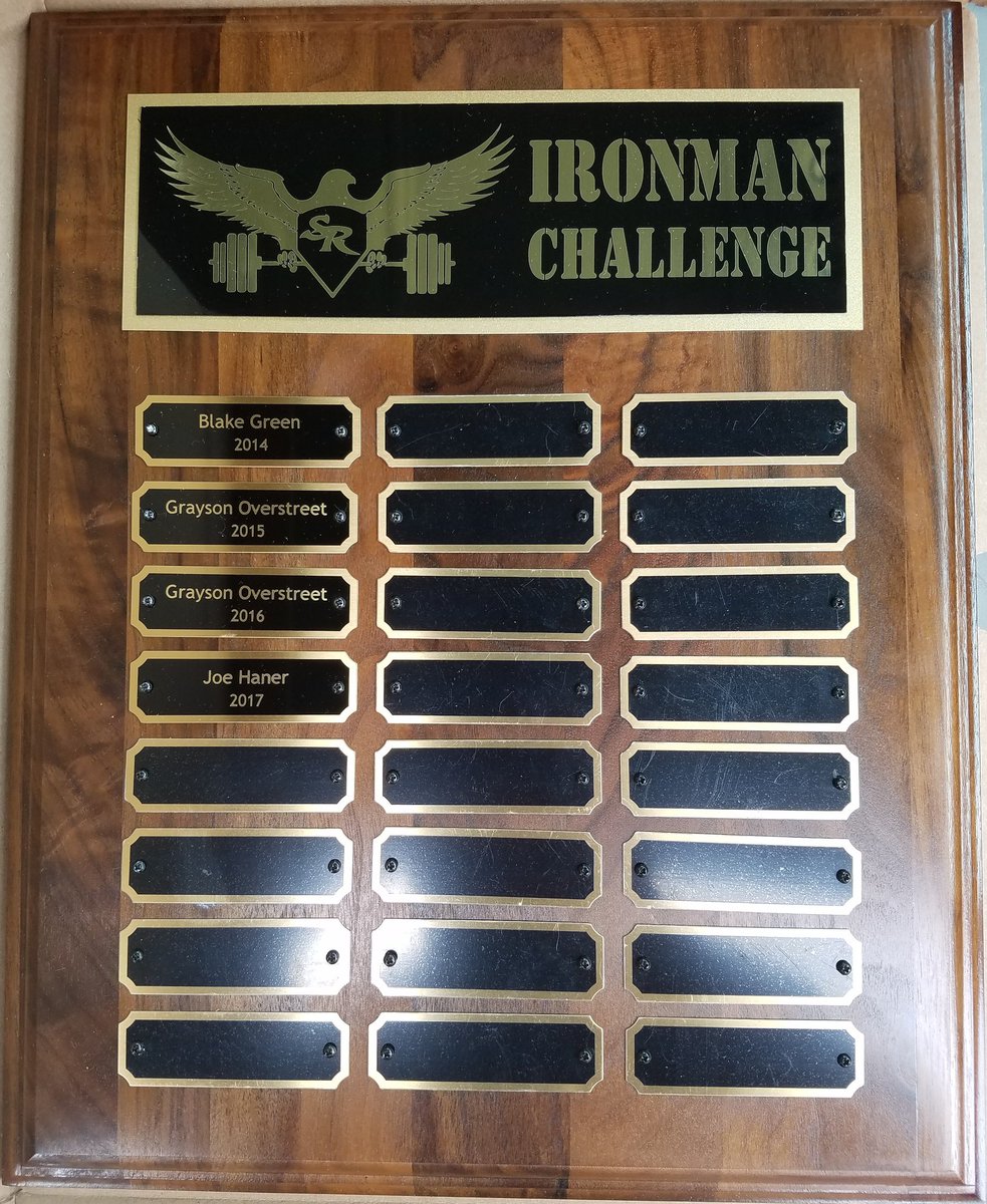 FearTheWing's tweet image. Who will be the next to have their name etched in history? The 5th Annual #IronmanChallenge begins July 9th. #FearTheWing #TRADIT18N