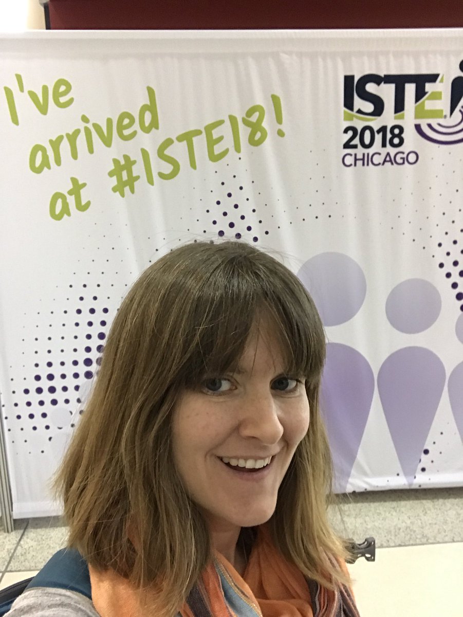 techmescience's tweet photo. Three sessions down. Loving the #pbl #DigitalEquity themes at #iste18 best tip so far... where to find the shortest coffee line. https://t.co/SxrGbHFCg8