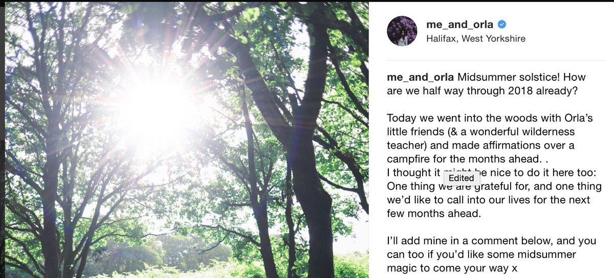 For anyone who missed it, Instagram *finally* let you put line breaks / empty space in your captions now without having to use a workaround. Hurray! #instagramtips