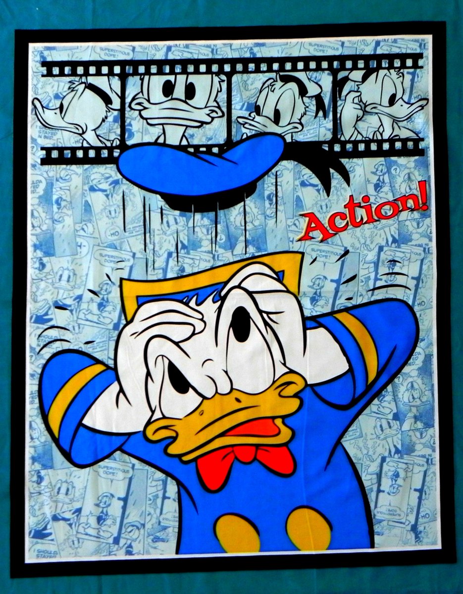 Merkatelas's tweet photo. Hasta el Pato Donald se echa las manos a la cabeza al ver la tela tan graciosa que nos acaba de entrar.
.
.
.
#patodonald #patchwork #100algodon #colcha #manualidades #disney https://t.co/IF28cu55xD