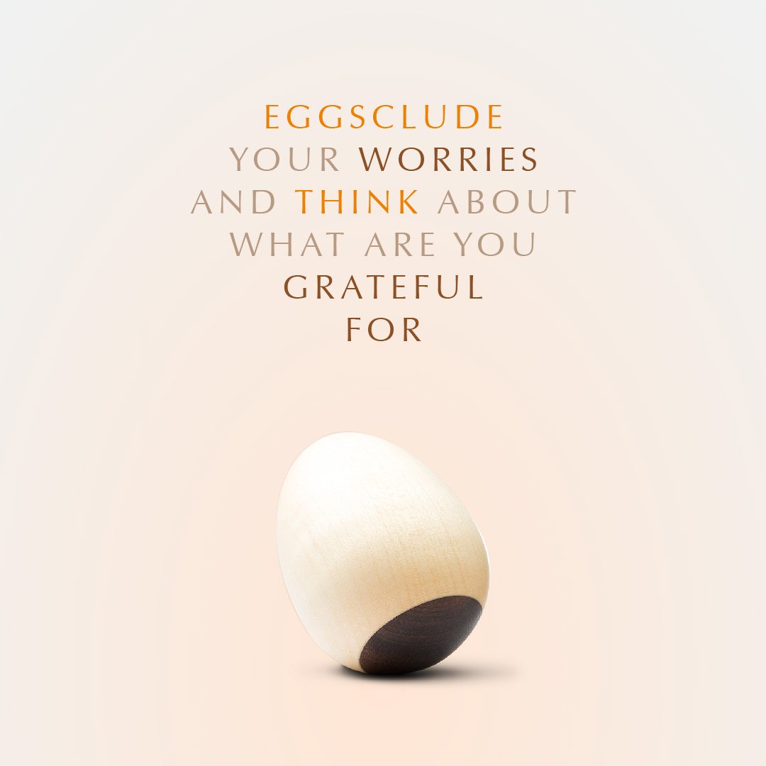 zenegg's tweet photo. Stop worrying! Practice #gratitude 😌 #zenegg #personaldevelopment https://t.co/yb3xLhZY1o
