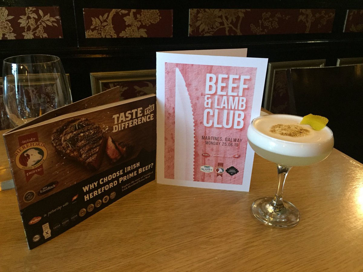 syscoireland's tweet photo. Looking forward to our first Beef & Lamb Club @MartinesWinebar in Galway this evening #supportinglocal #slightlycloudy https://t.co/sYhh49uxWO