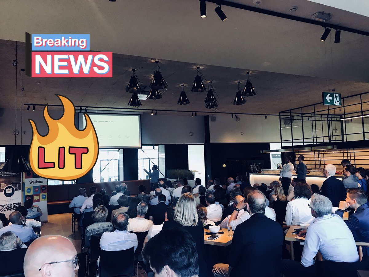 Everybody focused on <a href="/omohout/">Omar Mohout</a> crunching the numbers on #startups for our #book launch 🚀 on #CorporateVenturing and collaboration with startups, next on <a href="/dadovanpeteghem/">dado</a>