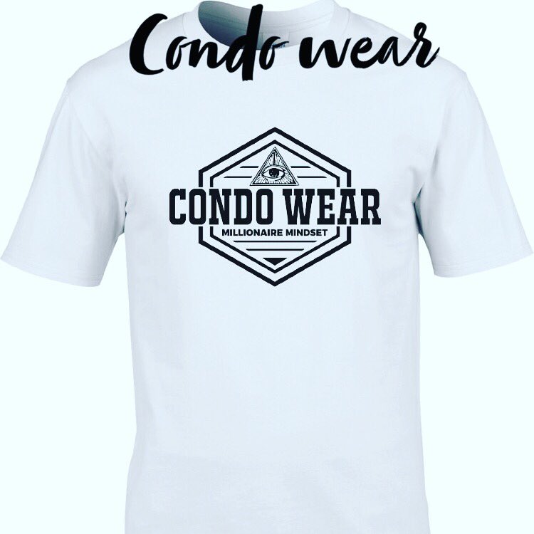 RoyzyRothschild's tweet photo. Order your #condowear t shirts now through #Instagram 😁👌🏻🙌 @condowear https://t.co/2iVyuN5gsJ