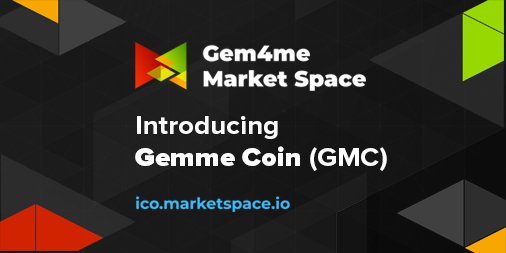 GemMarketSpace's tweet image. ☑️ Introducing Gemme Coin (GMC)

➡️Read the article: goo.gl/4YoYi1

#ICO #BTC #ETH #Technology #Invest #Crypto #Cryptocurrency #Finance #Investments #Token #Tokensale #messenger #marketspace #gem4me