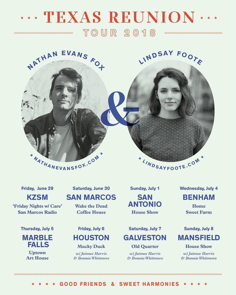 So excited for to listen to the worst/best country music in the car on my #texasreuniontour with <a href="/nathanevansfox/">Nathan Evans Fox</a> !