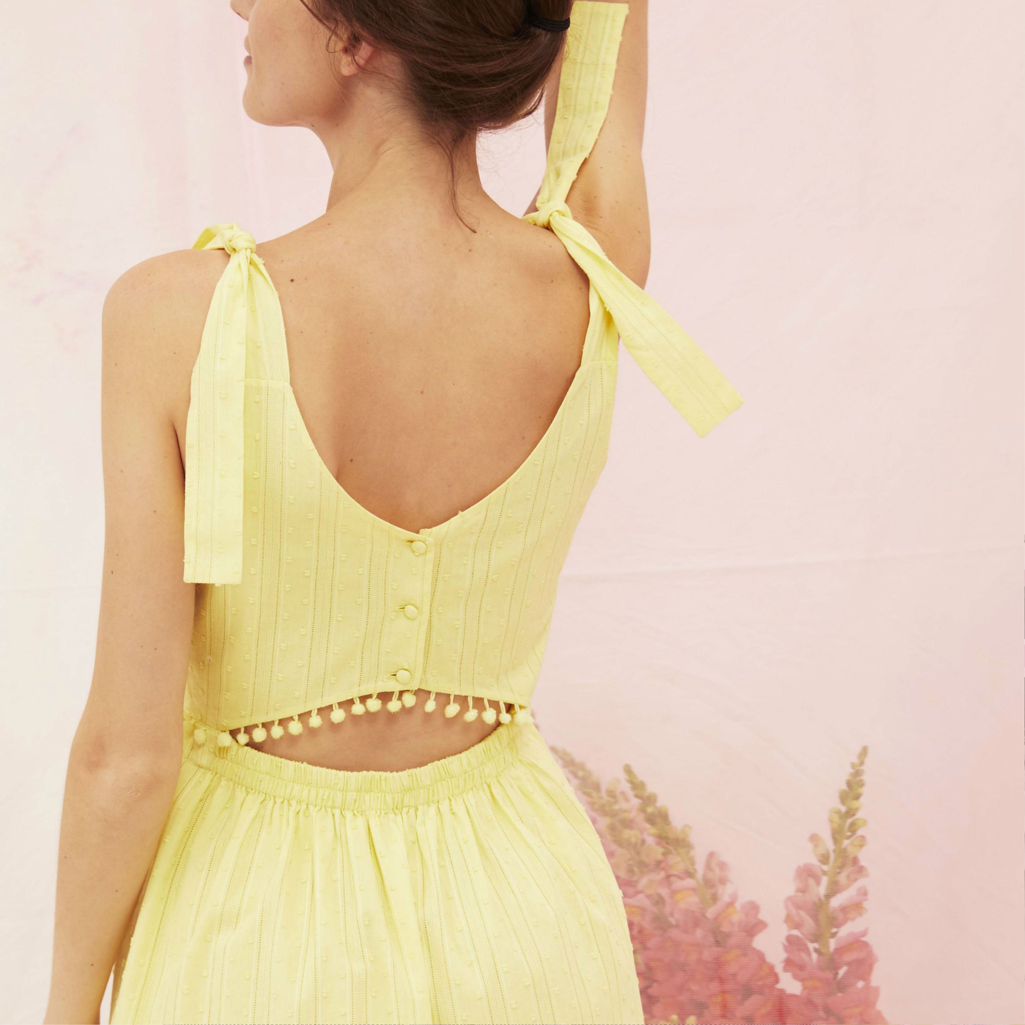 oliver bonas yellow dress