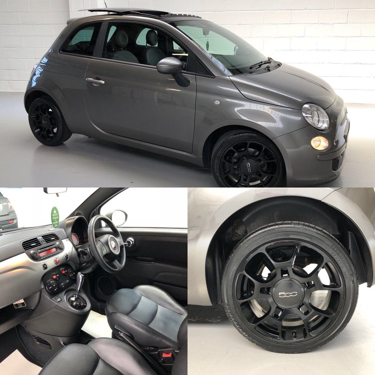 jsprestigemotor's tweet photo. Very rare @FIAT_UK 500, 0.9 Twin Air Dual Logic Auto in stock, 12/12 done 41k miles, leather, electric sunroof, paddle shift, Matt black alloys, only £5,889 must be seen and bought! Call now...... #fiat #500 #dualogic #auto #mk #MiltonKeynes 🚙🚙👍🏽 https://t.co/7MUWrBhm5i