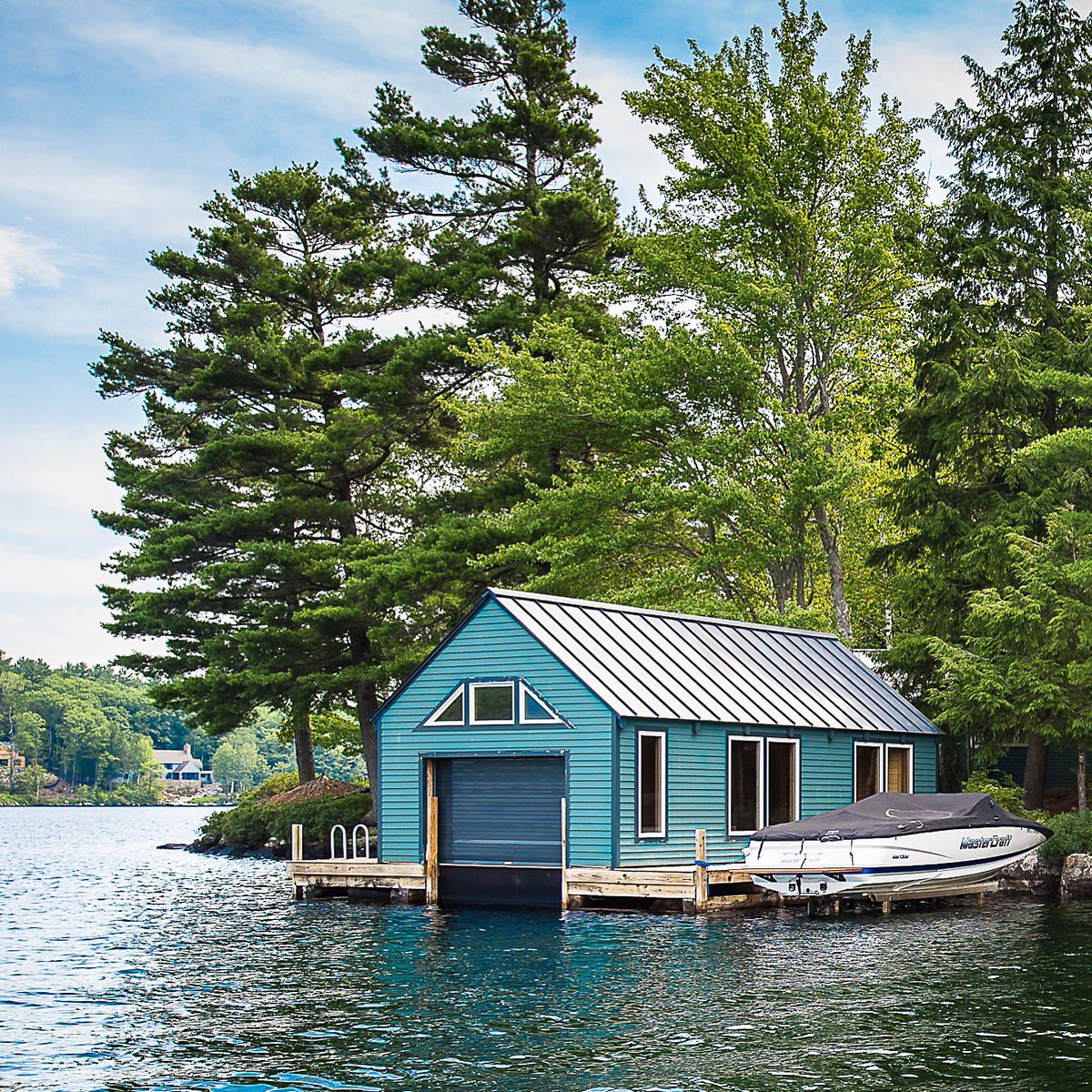 Vermont Timber Works On Twitter A Timber Frame Boat House On