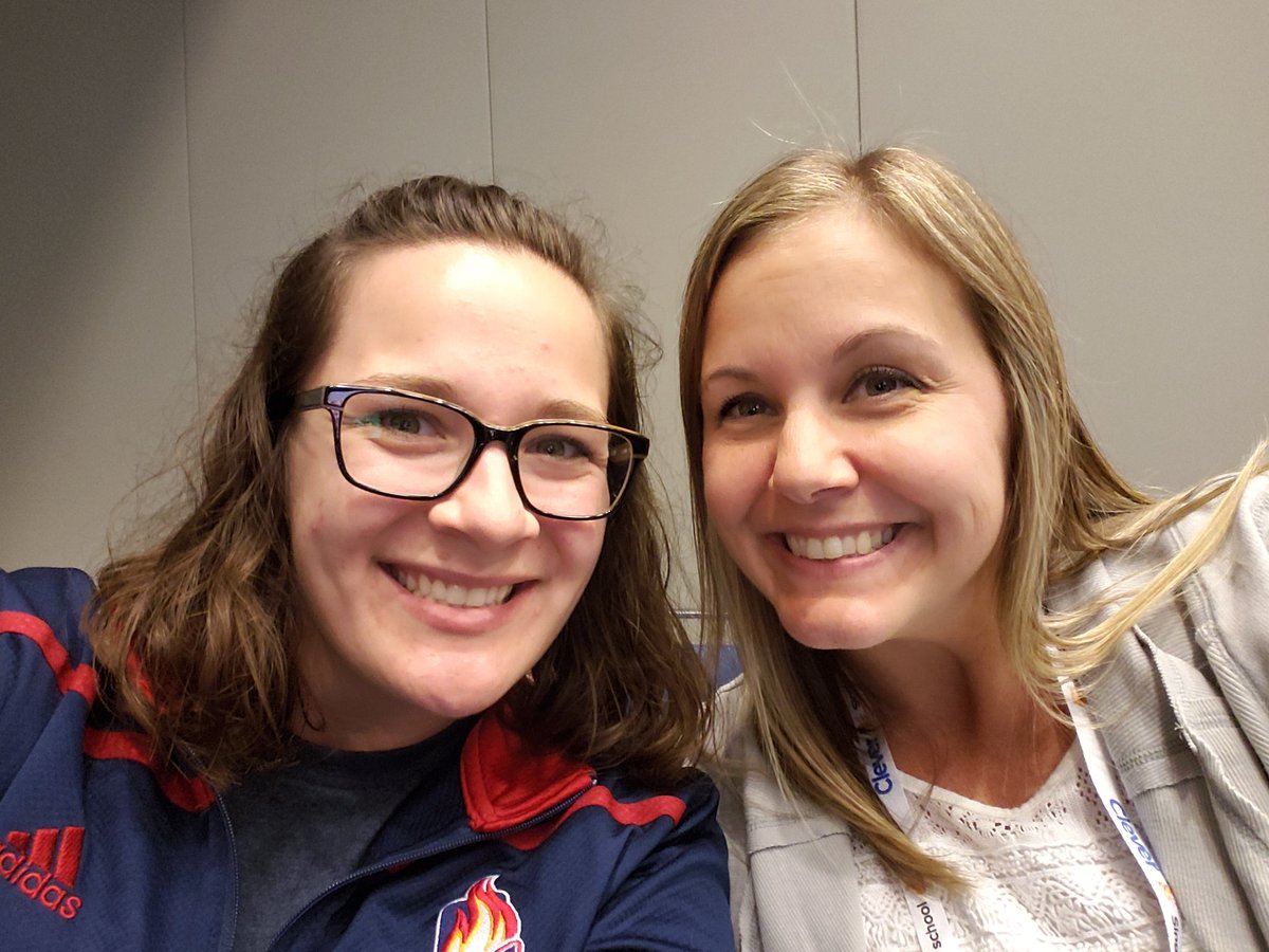 Enjoying learning about strategies to use when teaching #DigCit. I still manage to run into <a href="/MrsHuizinga/">Stephanie Huizinga</a>! #ISTE18 #d45learn4life
