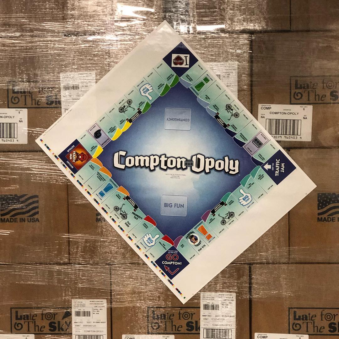 were so excited compton opoly will be back in stock walmart in compton