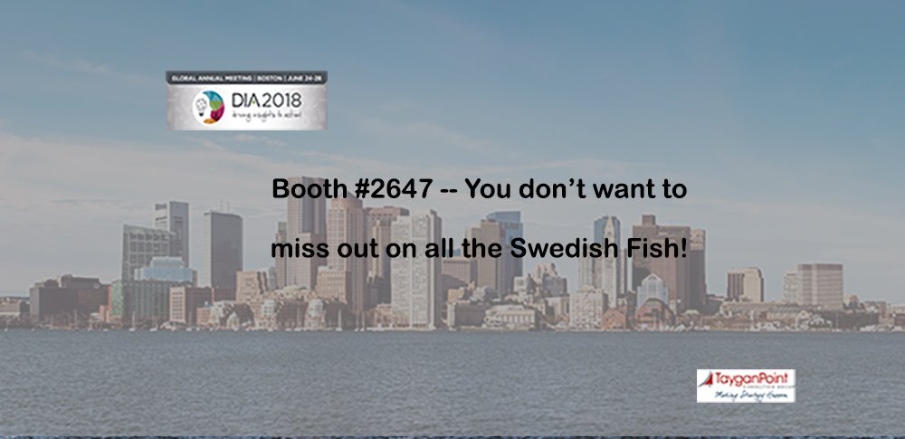 What an incredible start to our four days at #DIA2018. We're learning a lot, sharing a lot, (a lot of Swedish fish) and meeting so many new friends. Looking forward to continuing the conversations. 

Follow  <a href="/TayganPoint/">TayganPoint</a> members, Jim Szakacs + Lynn Paolicelli live from #DIA2018.