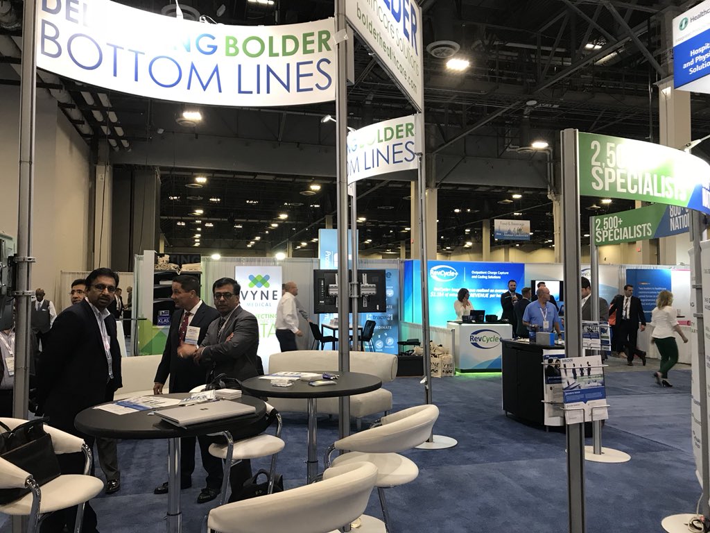 #HFMAannual stop by booth 1038! #ANIVEGAS