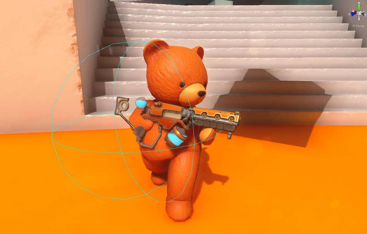 andytouch's tweet image. My #UnityHackWeek Project at the end of Day 1: