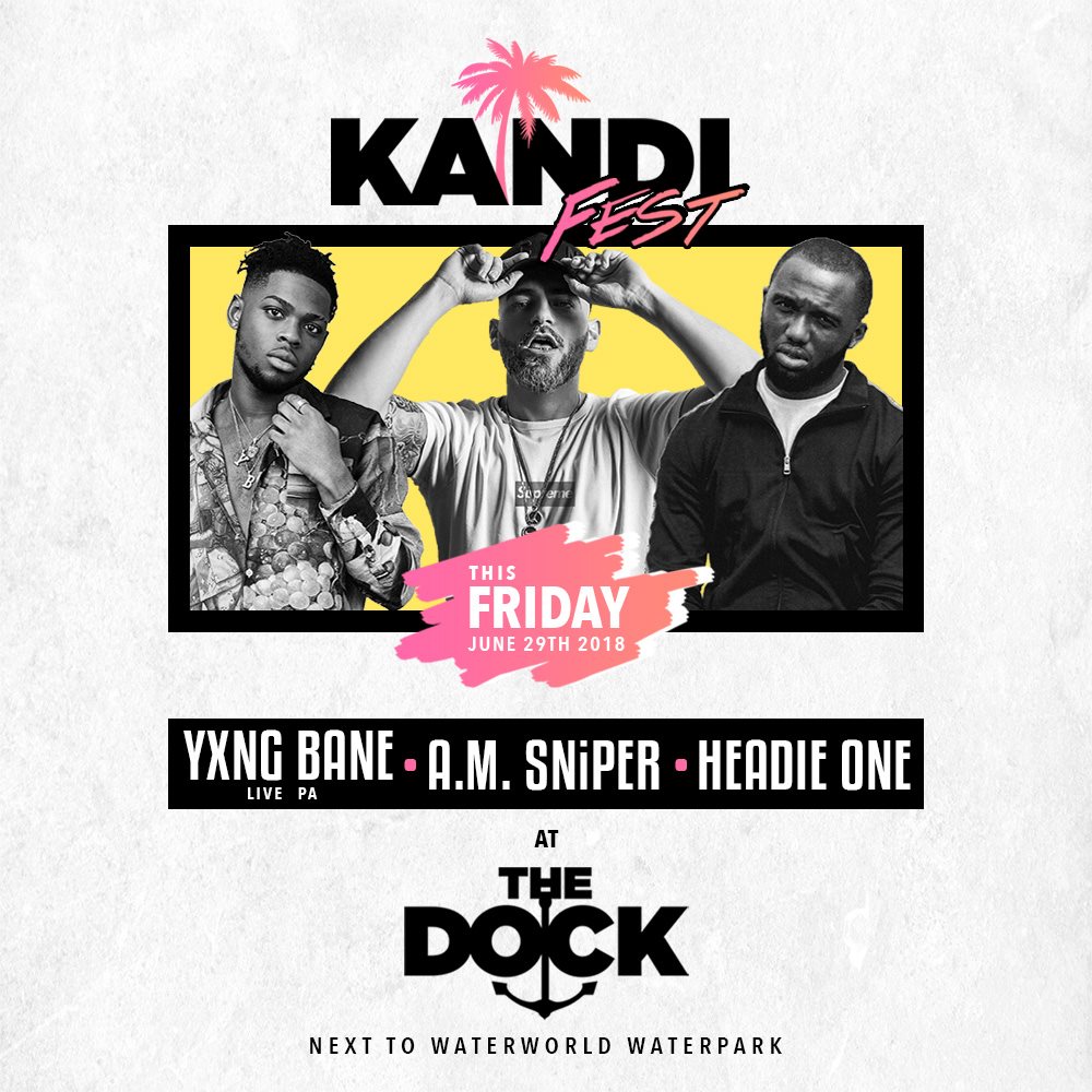 This Friday at Kandi Fest!

<a href="/yxngbane/">Yxng Bane</a>
@Snipermusic 
<a href="/HeadieOne/">One</a>

Tickets: eventbrite.com/e/kandi-fest-t…

Event included in Club100MegaDeal.com  

Kandi Fest - Every Friday
💥💥💥