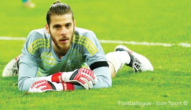 Footballogue's tweet photo. [#CM2018] David De Gea vient d’effectuer son 1er arrêt du tournoi. https://t.co/UOMCkTcNYc