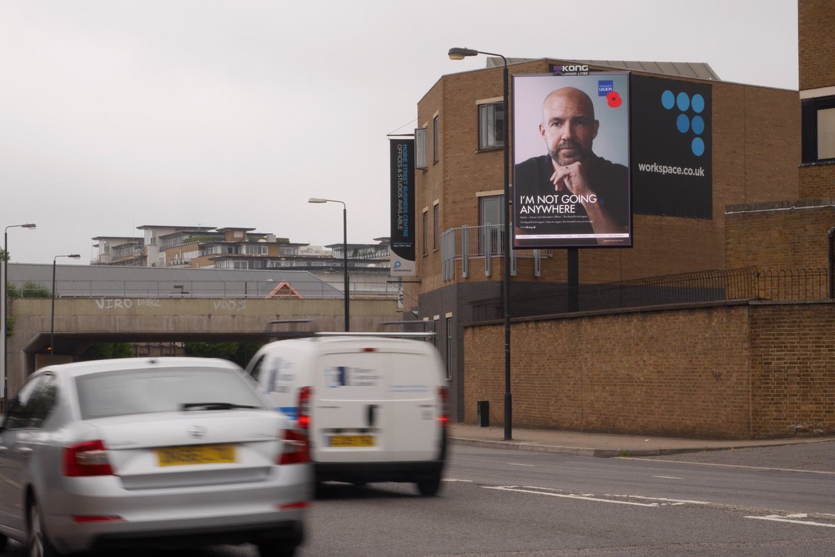 We are loving this campaign by <a href="/OpenOutdoor/">Open Outdoor</a> for the <a href="/PoppyLegion/">Royal British Legion</a> looking striking across our London lites especially our new Wandsworth town screen