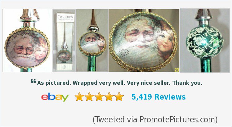 RETROSpidycents's tweet photo. #VINTAGE #GERMANY #GLASS #TREE #TREETOPPER #KREBS #TRADITIONGLAS #BAUMSCHMUCK ORIGINAL BOX #CHRISTMAS #CHRISTMASTREE #HOLIDAYS #DECORATIONS #NOEL #YULETIDE #ORNAMENT #TREETRIMMING #TRIMMING #FESTIVE #EBAY| eBay #kreb
https://t.co/2PbWHGB7Ig
(Tweeted via https://t.co/ENDWJp7gxx) https://t.co/scNPD2QNC2