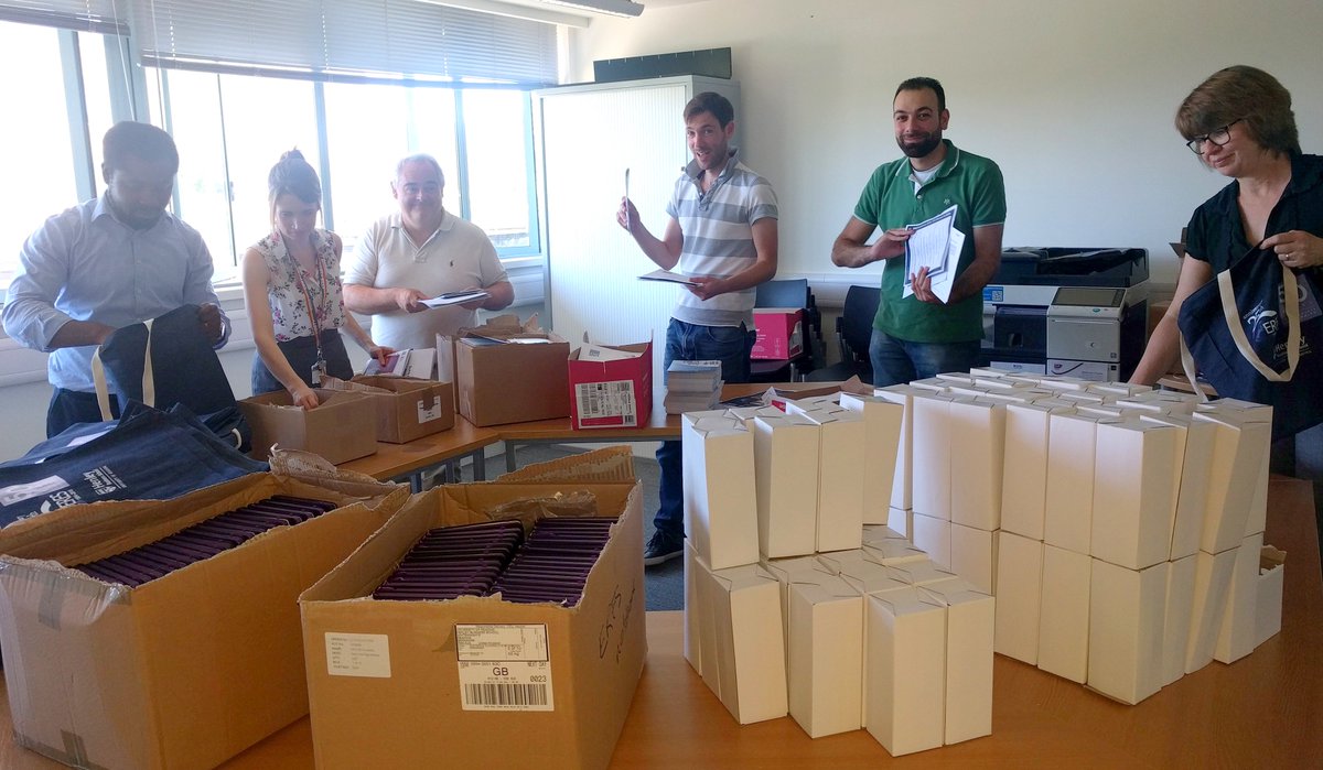 Members of the Committee have spent a very jolly afternoon stuffing your conference bags with goodies...