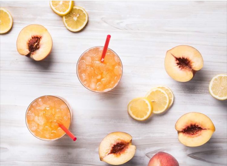 CFAMartinsburg's tweet photo. Soaring temperatures call for a new summer sipper! Introducing the White Peach Tea Lemonade. Available for a limited time. https://t.co/UjfDHLjhum