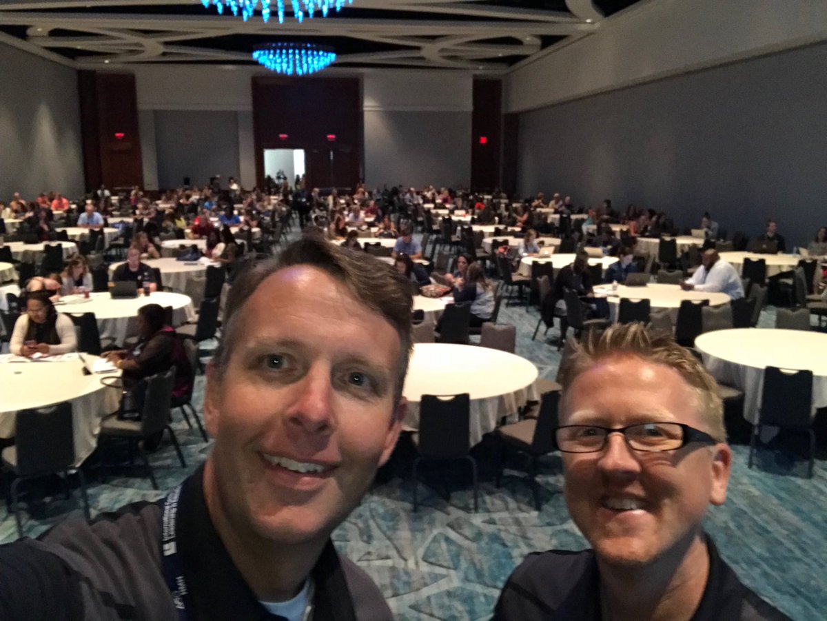 All cued up to present about PBL and community connections! #msc2018 #gocrickets