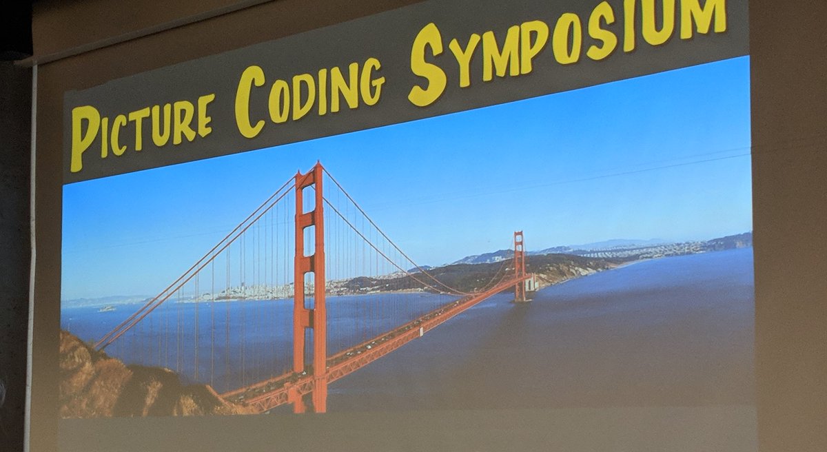 AnneMargotAaron's tweet image. Kicking off @PCS2018_SanFran with a great keynote by Prof. Sze, interesting talks on machine learning for compression and a #fullhouse. #VideoCoding #ImageCoding #MachineLearning
