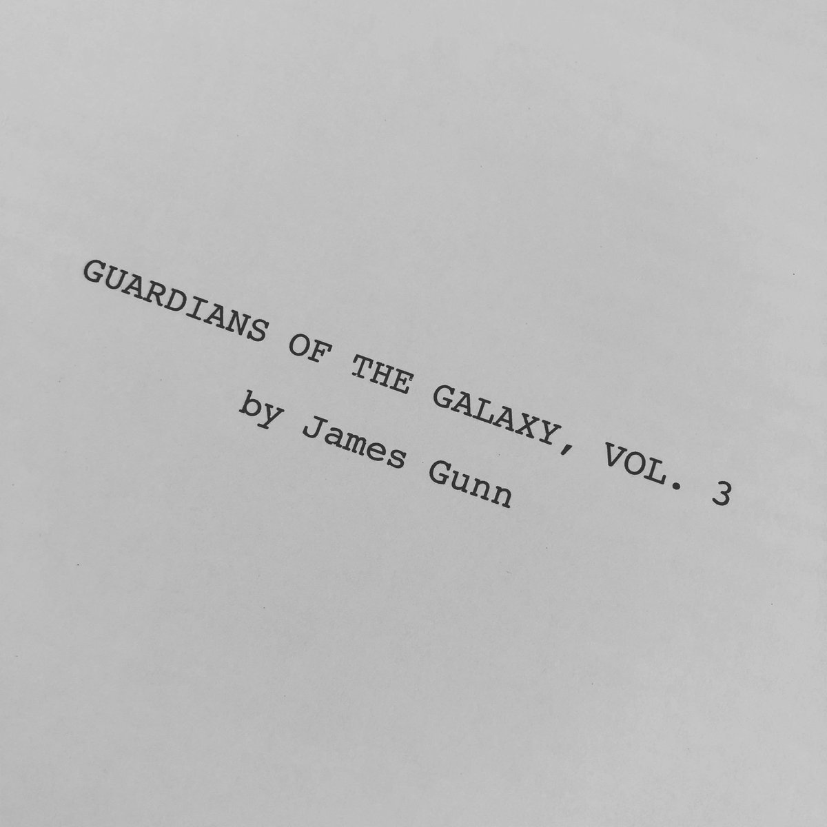 Джеймс Ганн показал сценарий «Стражей галактики 3»