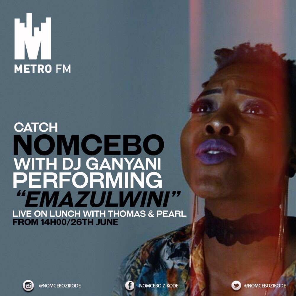 just_hlo's tweet photo. Tomorrow myself & @Nomcebozikode are live with the maestro himself @DjGanyani #Ntoni #Emazulwini on @METROFMSA LUNCH with @PearlModiadie & @thomasmsengana!
Let’s dance!!! https://t.co/VcLCNBJNTC