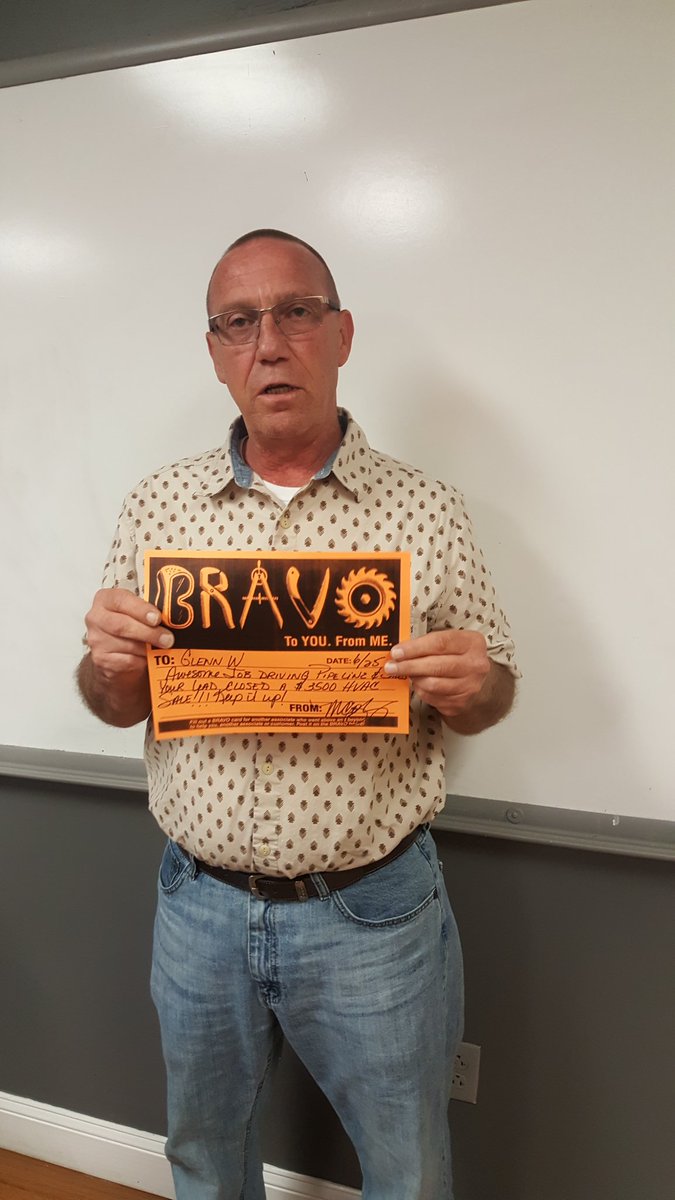 #4801PROUD Glenn our D21 DS helped us start a Great July with a $3500 HVAC sale in morning!!! <a href="/jr_samuel2015/">JR Samuel</a> <a href="/britton_denny/">Denny Britton</a> @thd_young @THDMark <a href="/thdpatrickbowen/">THDPATRICKBOWEN</a>