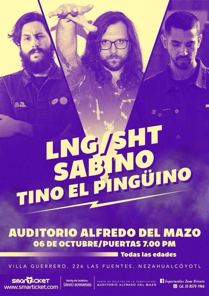 Distrito_Sonido's tweet image. . @LngSHT , @elsabinox y @TinoRifa compartirán el escenario de #CiudadNeza  en octubre; acá la info: