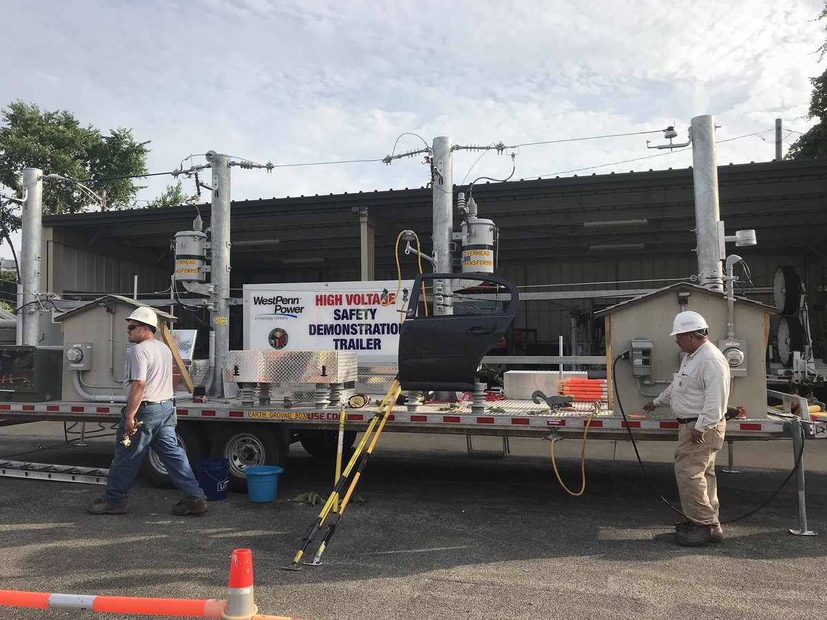 SmithtonVFD's tweet photo. Members attended a safety demonstration by @W_Penn_Power this evening. Very informative and eye opening! https://t.co/J7F0CNgSTn