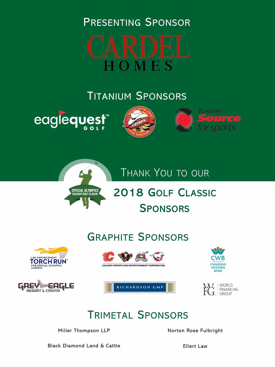 Thank you to our #SOCClassic sponsors for helping to make this event a success!