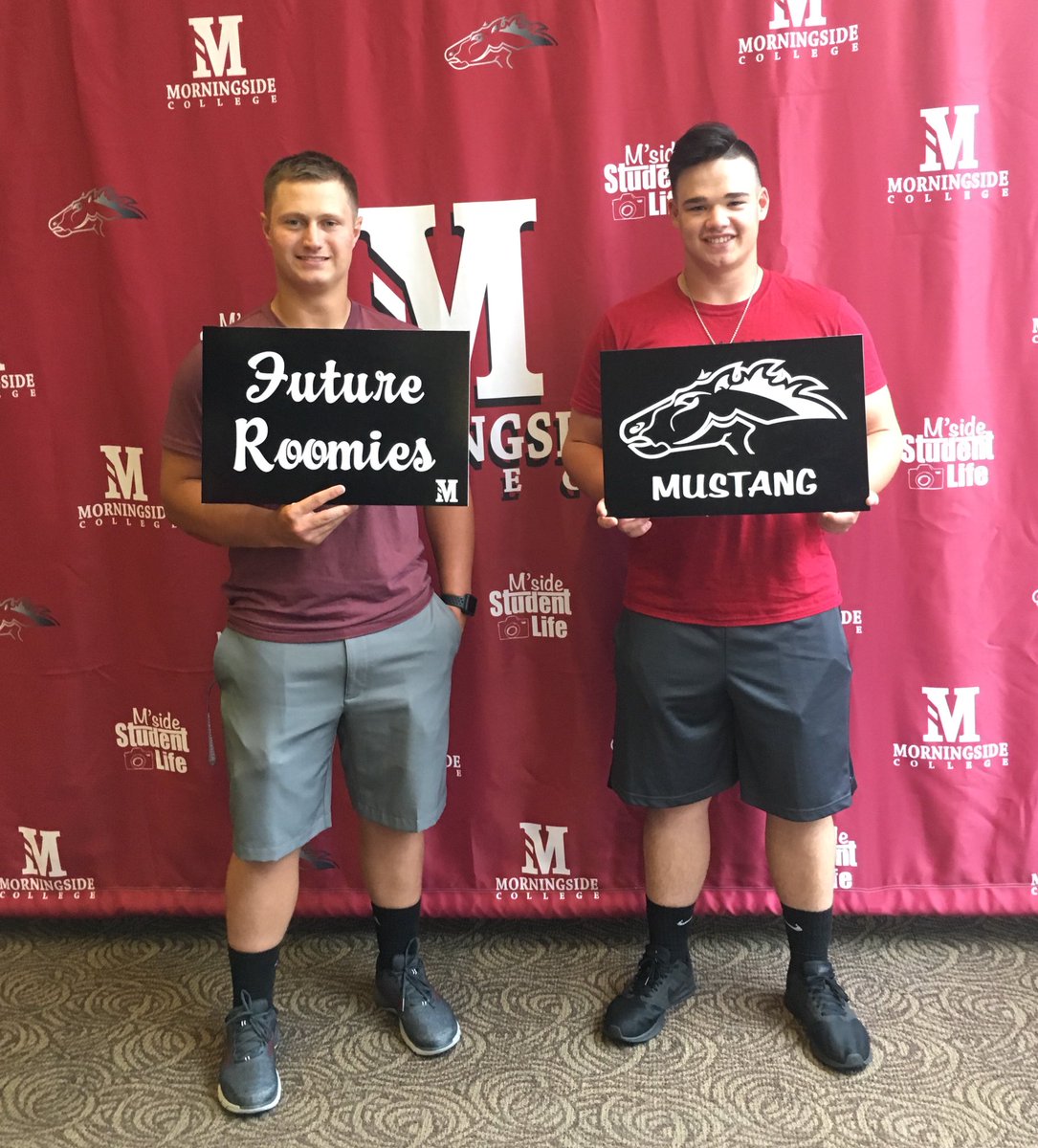 WillmonAmy's tweet photo. @MorningsideEdu the rain held off until the very end of registration day.  Here they come! #Classof2022 #mside22 @Mside_Baseball @TWilmon https://t.co/0q95xwD6yB