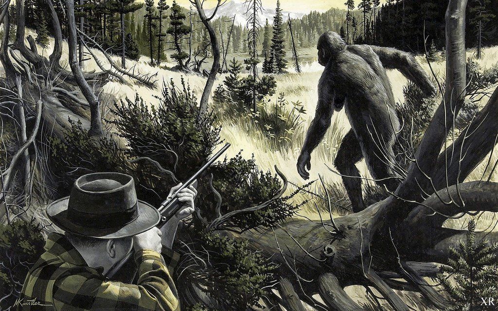 PulpCovers's tweet image. spicywarhoon:

  Cryptozoology art from Mort Kunstler for the men’s pulps. I’ve always loved that amid all the Nazi bashing, sexism, and conspiracy theories the men’s pulps had a huge interest in cryptids and were actually one of the first respectable pu… not.pulpcovers.com/post/175255271…