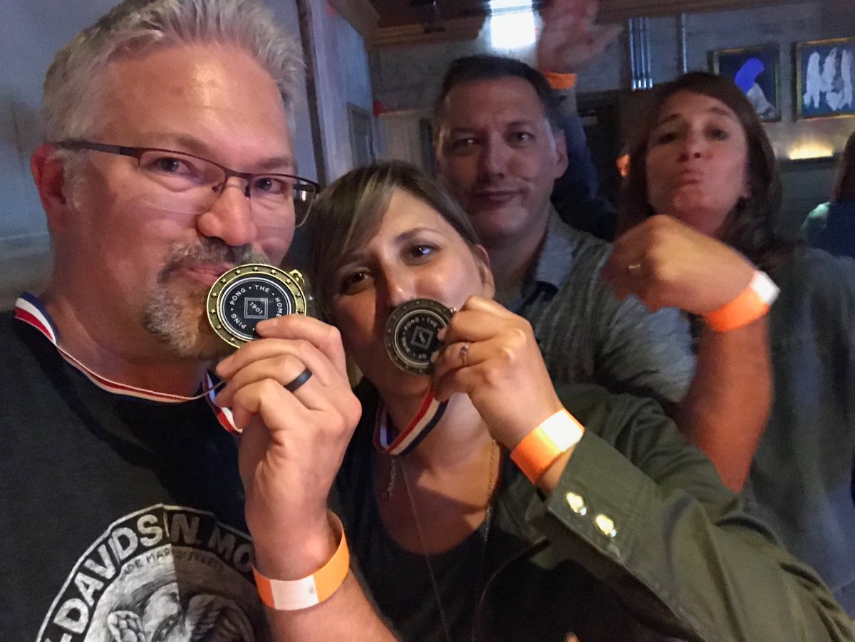 imcguy's tweet photo. Winners in the front, losers in the back. Thanks ⁦@Kajeet⁩ for a great game! https://t.co/xtncqQDYP8