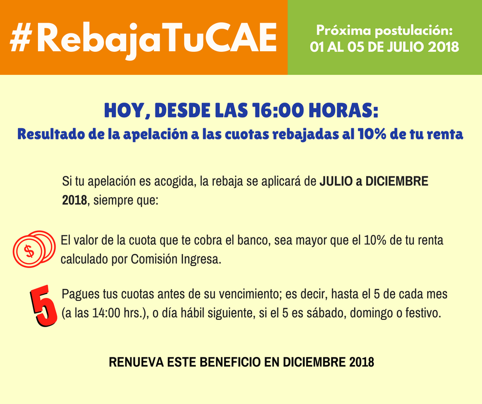 alumniucm's tweet photo. Revisa el resultado de tu apelación con tu RUT y contraseña en: https://t.co/Zro0cx9H2o 
(DESDE LAS 16:00 HORAS). https://t.co/lA5FAPtzCw