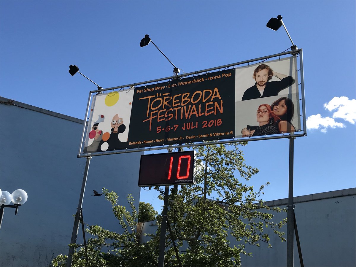 Torebodafstival's tweet photo. 10 dagar kvar. https://t.co/1cyem6OmR2