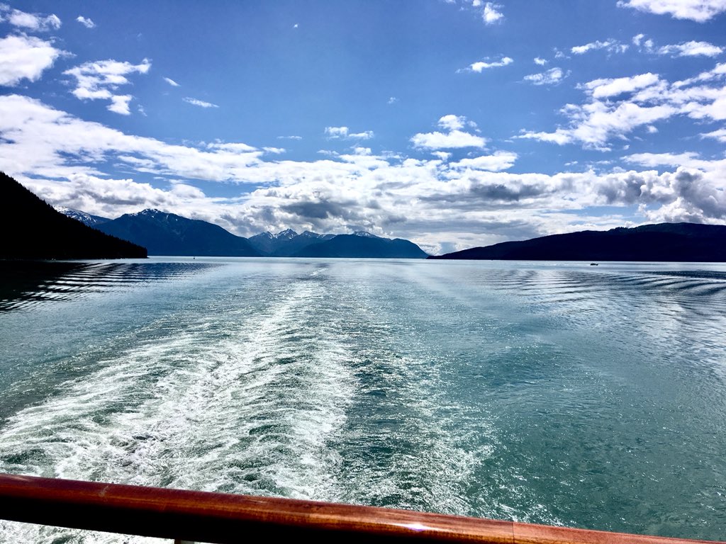 Sail in to Juneau....... Most beautiful scenery I’ve ever experienced. #alaska #halcruises #eurodam