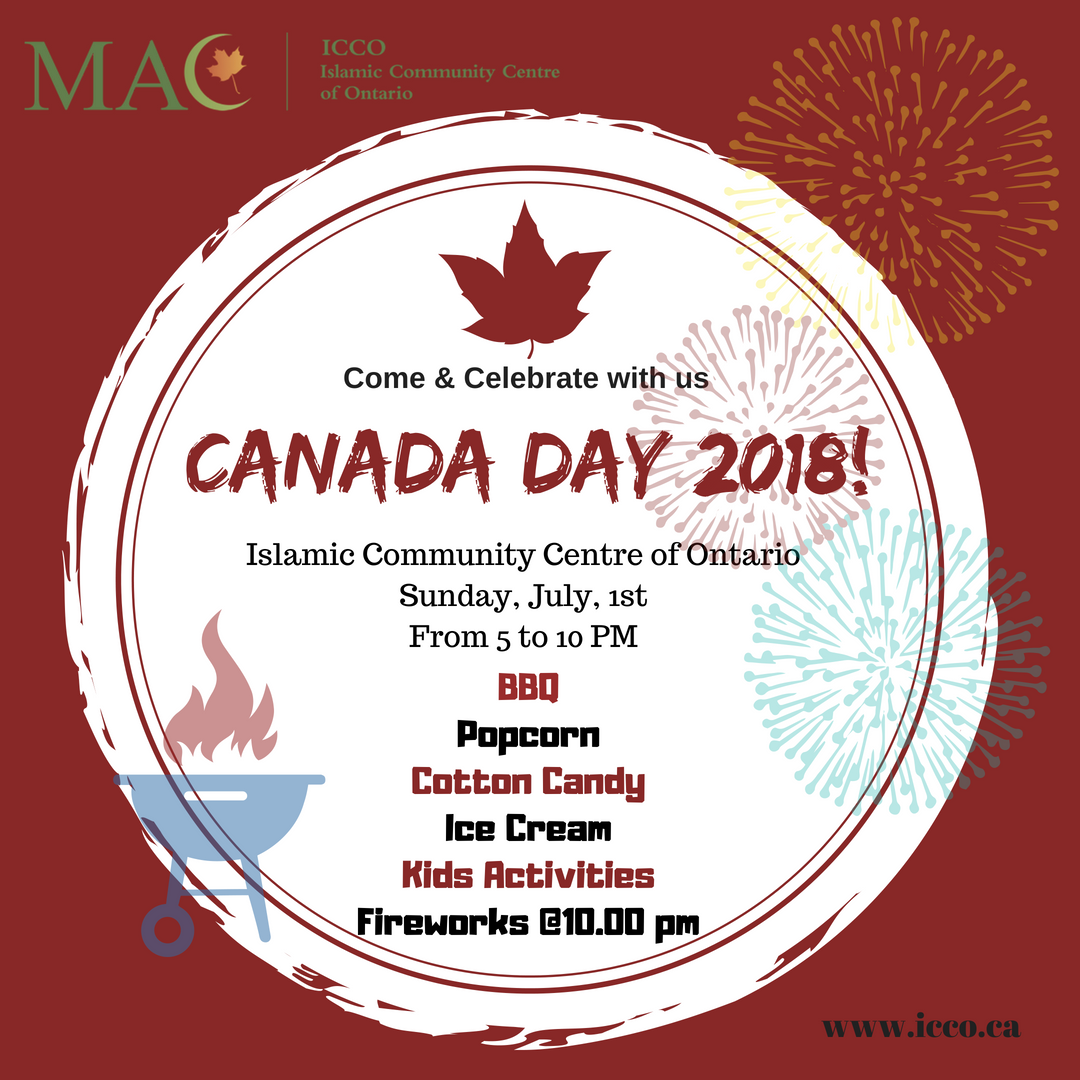 ICCO_MAC's tweet photo. Bring your family and Come to Celebrate with us !!
Canada Day 2018

#BBQ
Fun Food Popcorn, Cotton Candy, Ice Cream
#Kids Activities
#Fireworks  @ 10.00 pm

#CanadaDay2018  #CanadaDay  #Canada  #ProudCanadian https://t.co/NZTSK82g86
