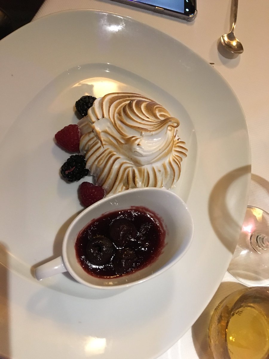 Dinner at the Pinnacle Grill on board Eurodam last night was STUNNING! A must do on board #halcruises #eurodam #pinnaclegrill #lookatthatshrimp